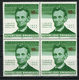 Abraham Lincoln President Historical Figure Block of 4 Stamps MNH