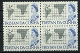 Tristan da Cunha Volcanic Islands Block of 4 Stamps MNH