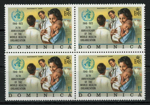 Maternity Care World Health Organization Block of 4 Stamps MNH