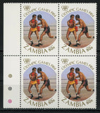 Olympic Games Boxing Sports 1984 Block of 4 Stamps MNH