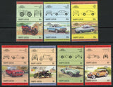 Ford Mustang Aston Martin Abarth Serie Set of 7 Blocks of 2 Stamps MNH