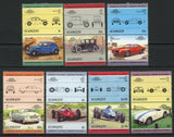 Ferrari Pontiac Cunningham Serie Set of 7 Blocks of 2 Stamps MNH