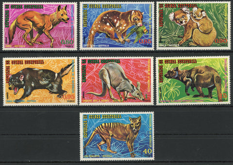 Nature Protection Australia Wild Animals Koala Serie Set of 7 Stamps MNH