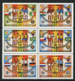 Soccer Championship Football Cup Sport Block of 6 Stamps MNH