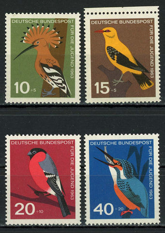 Germany Birds For The Young Serie Set of 4 Stamps MNH