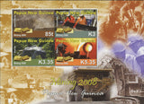 Minning Refinery Pit Minerals Souvenir Sheet of 4 Stamps MNH