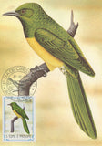 First Day Cover Postcard Bird Ossobo Chrysochoccyx Cupreus Insularum 1983