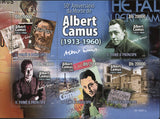 Albert Camus Stamp Famous People Souvenir Sheet of 5 Mint NH