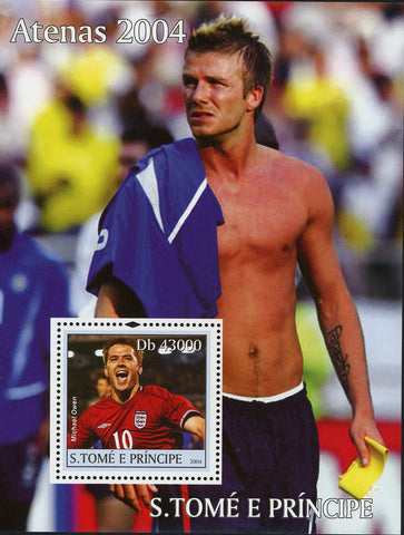 David Beckham Stamp Soccer Player Futbol Sport Souvenir Sheet Mint NH