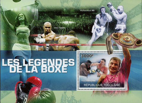 Boxing Legend Stamp Muhammad Ali Mike Tyson Sport Souvenir Sheet Mint NH