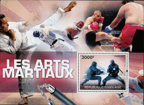 Martial Arts Stamp Karate Aikido Judo Taekwondo Sport Souvenir Sheet Mint NH