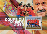 Soccer Stamp World Cup Spain National Team La Roja Sport Souvenir Sheet Mint NH