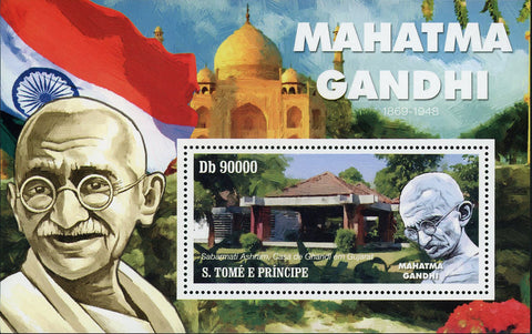 Gandhi Stamp Mahatma Gandhi Historical Figure Souvenir Sheet Mint NH