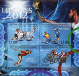 Olympic Stamp London 2012 Sport Olympic Games Souvenir Sheet of 4 Mint NH