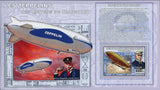 Zeppelin Stamp Transportation Ferdinand Von Zeppelin Souvenir Sheet MNH