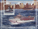 Maritime Transportation Stamp Ship Grand Princess Cruise Ocean Souvenir Sheet MN