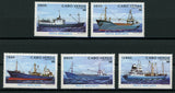 Ship Stamps Ocean Marine Transportation Merchant Fleet Serie Set of 5 MNH