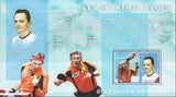 Jean Michel Saive Stamp Belgian Sports Table Tennis Souvenir Sheet Mint NH