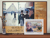 Famous Painter Gustave Caillebotte Souvenir Sheet Mint NH