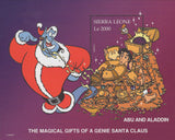 Sierra Leone Genie Santa Claus Abu Aladdin Treasure Souvenir Sheet MNH