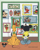 St. Vincent Mickey's Portrait Gallery Pluto Disney Souvenir Sheet Mint NH