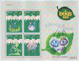 Palau A Bugs Life Flutter Play Fly Sway Disney Pixar Sov. Sheet of 4 Stamps MNH