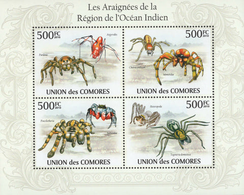 Spider Souvenir Sheet Mint NH