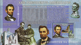 Abraham Lincoln Stamp American Presidents United States Statue Sov. Sheet MNH