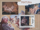 Art Stamp Paintings Venus Francois Boucher Souvenir Sheet MNH