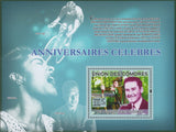 Famous Anniversaries Music Sports Movies Souvenir Sheet Mint NH