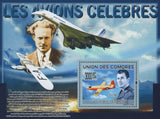 Famous Airplanes Concorde Pilot Souvenir Sheet Mint NH
