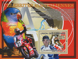 Australian Celebrities Sport Parrot Souvenir Sheet Mint NH