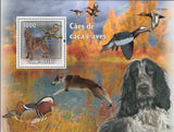 Hunting Dogs and Brids Cocker Setter Souvernir Sheet Mint NH
