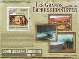Famous Impressionist John Joseph Enneking Souvenir Sheet MNH
