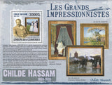 Impressionist Childe Hassam Souvenir Sheet Mint NH