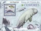 Dugongs Ocean Life Marine Souvenir Sheet MNH