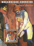 Famous Painter Toulouse Lautrec Art Souvenir Sheet MNH