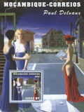 Famous Painter Paul Delvaux Art Souvenir Sheet MNH