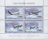 Airplanes Airbus Souvenir Sheet of 4 Stamps Mint NH MNH