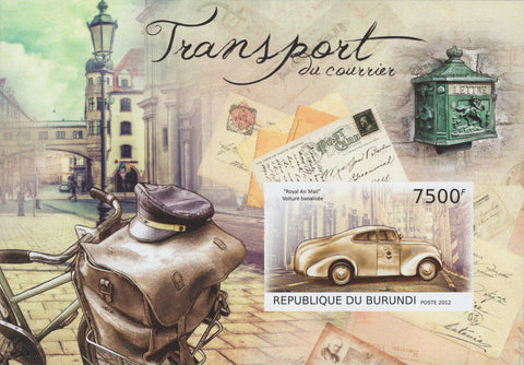 Currier Mail Transportation Imperforated Sov. Sheet MNH