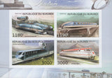 Sky-train Train Air Imperforated Sov. Sheet of 4 Stamps MNH