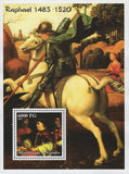 Raphael Horse Knight Paint 2002 Souvenir Sheet MNH