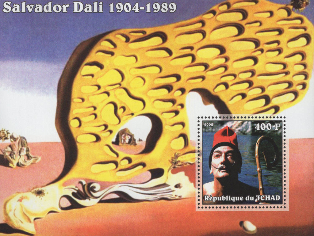 Salvador Dali Famous Painter Art Souvenir Sheet MNH