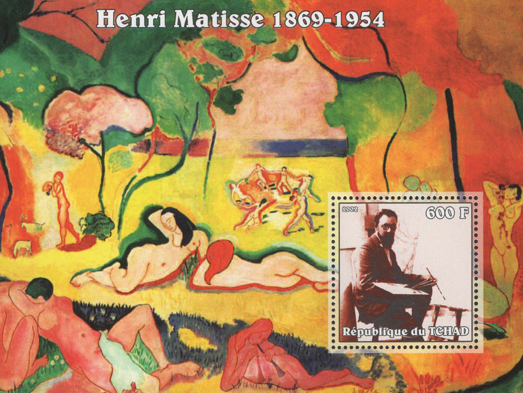 Colorful Famous Painter Henri Matisse Souvenir Sheet Mint NH