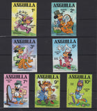 Disney Stamps Easter 1981 Serie Set of 7 Stamps Mint NH