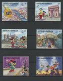 Disney Stamps Places France Serie Set of 6 Stamps Mint NH