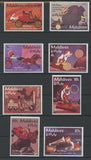 Disney Stamp Donald Duck and the Wheel Serie Set of 8 Stamps Mint NH
