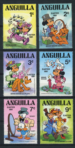 Disney Stamps Easter 1981 Serie Set of 6 Stamps Mint NH