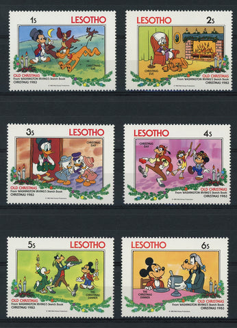 Disney Stamps Old Christmas Serie Set of 6 Stamps Mint NH