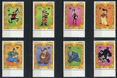 Disney Stamps Mickey and The Blot Serie Set of 8 Stamps Mint NH